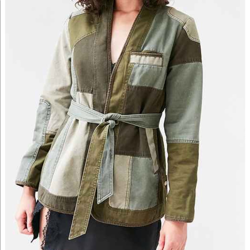 FINAL PRICE DROP Patched Surplus Jacket